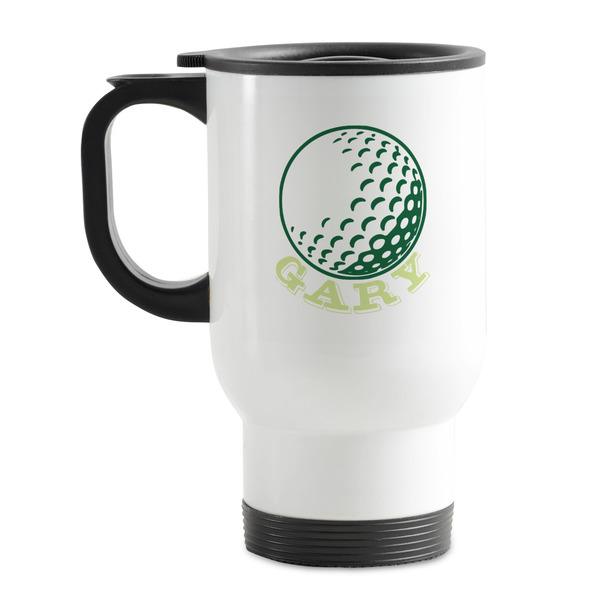 Custom Golf Stainless Steel Travel Mug with Handle