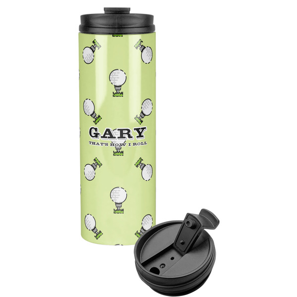 Custom Golf Stainless Steel Skinny Tumbler (Personalized)