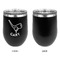 Golf Stainless Wine Tumblers - Black - Single Sided - Approval