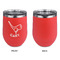 Golf Stainless Wine Tumblers - Coral - Single Sided - Approval
