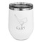 Golf Stainless Wine Tumblers - White - Double Sided - Front