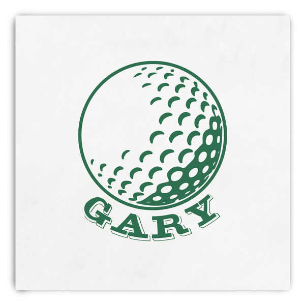 Custom Golf Paper Dinner Napkins (Personalized)
