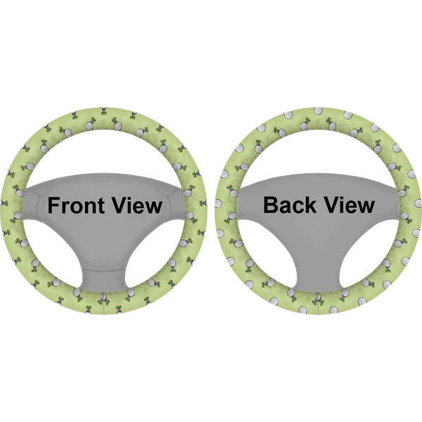 Golf Steering Wheel Cover- Front and Back