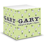 Golf Sticky Note Cube (Personalized)