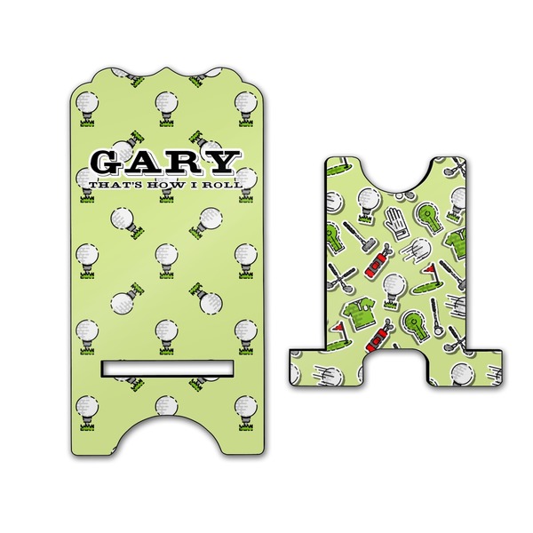 Golf Stylized Phone Stand - Front & Back - Large