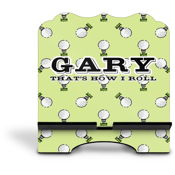 Golf Stylized Tablet Stand - Front without iPad