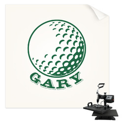 Golf Sublimation Transfer - Shirt Back / Men (Personalized)