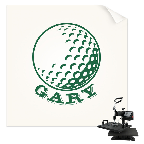 Custom Golf Sublimation Transfer - Shirt Back / Men (Personalized)