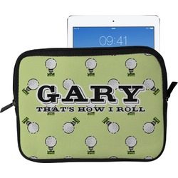 Golf Tablet Case / Sleeve - Large (Personalized)