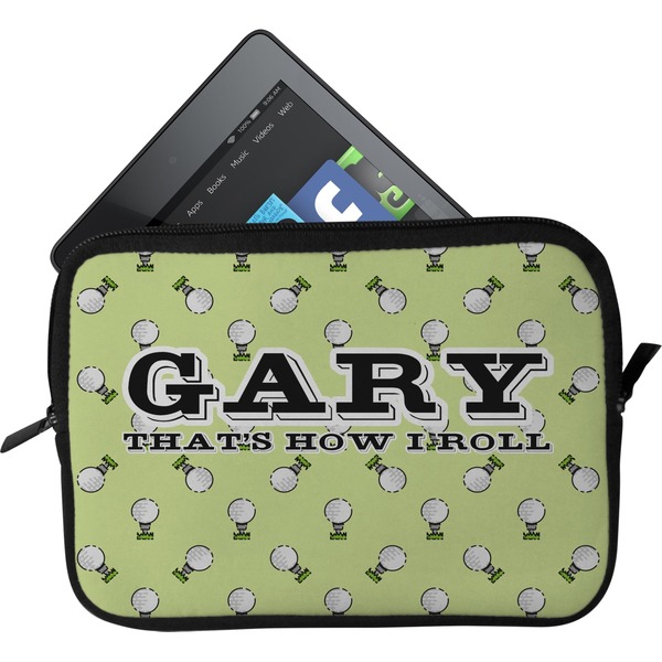 Custom Golf Tablet Case / Sleeve - Small (Personalized)