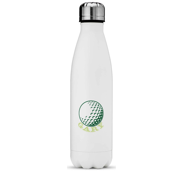 Custom Golf Water Bottle - 17 oz. - Stainless Steel - Full Color Printing (Personalized)