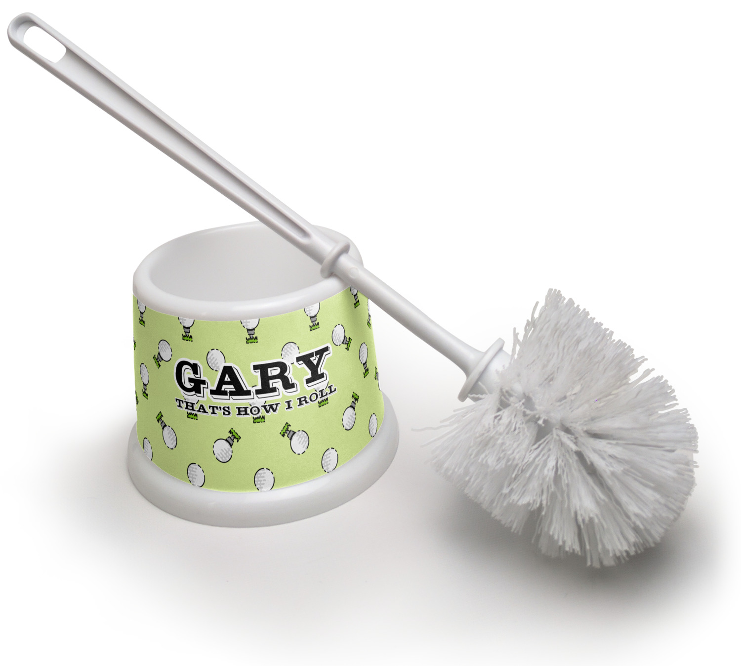 golf toilet brush set
