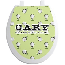 Golf Toilet Seat Decal (Personalized)