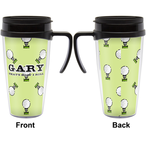 Golf Travel Mug with Black Handle - Approval