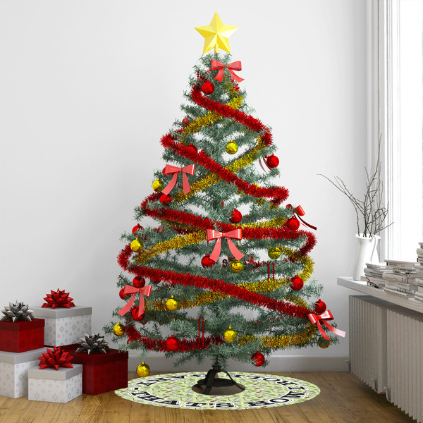 Golf Tree Skirt - In context