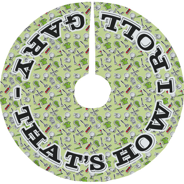 Custom Golf Tree Skirt (Personalized)