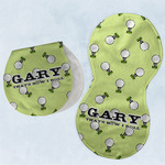 Golf Burp Pads - Velour - Set of 2 w/ Name or Text
