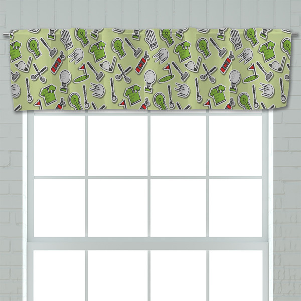 Golf Valance - Closeup on window