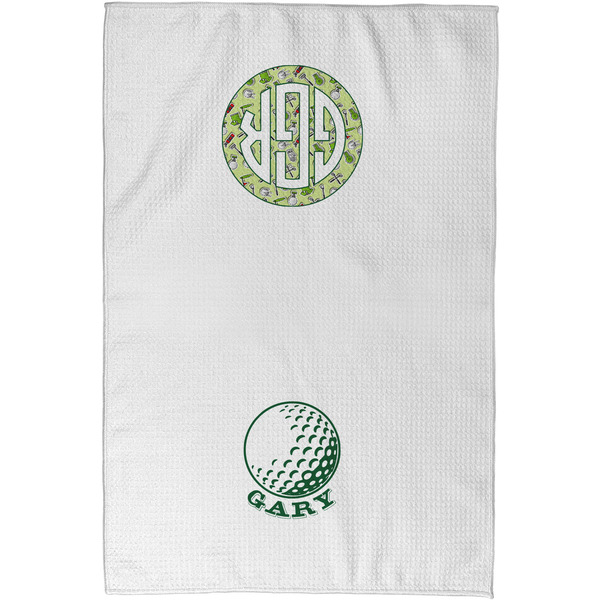 Golf Waffle Towel - Partial Print - Approval Image