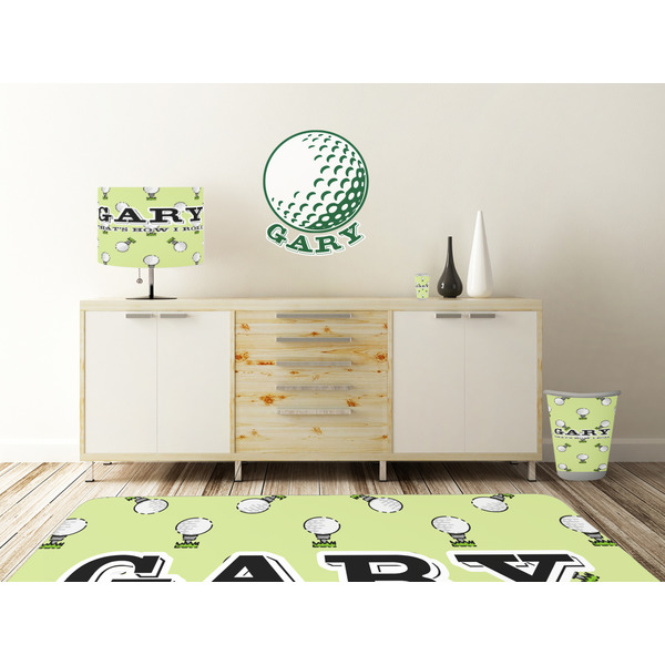 Golf Wall Graphic Decal Wooden Desk
