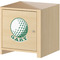 Golf Wall Graphic on Wooden Cabinet