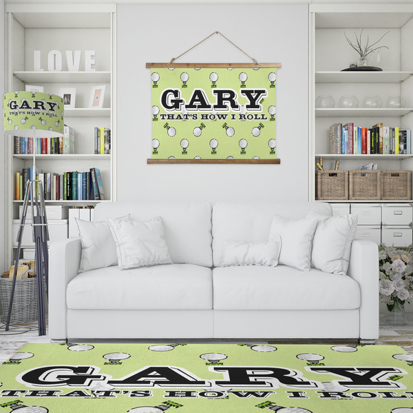 Golf Wall Hanging Tapestry - IN CONTEXT