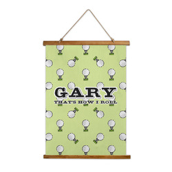 Golf Wall Hanging Tapestry - Tall (Personalized)