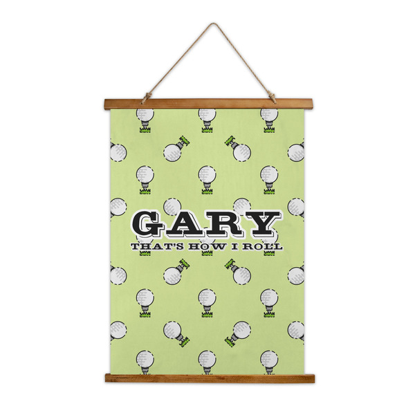 Custom Golf Wall Hanging Tapestry - Tall (Personalized)