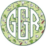 Golf Monogram Decal - Small (Personalized)