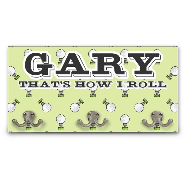 Custom Golf Wall Mounted Coat Rack (Personalized)