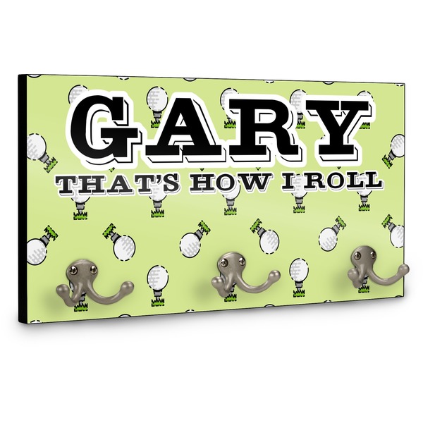 Golf Wall Mounted Coat Hanger - Side View