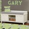 Golf Wall Name Decal Above Storage bench