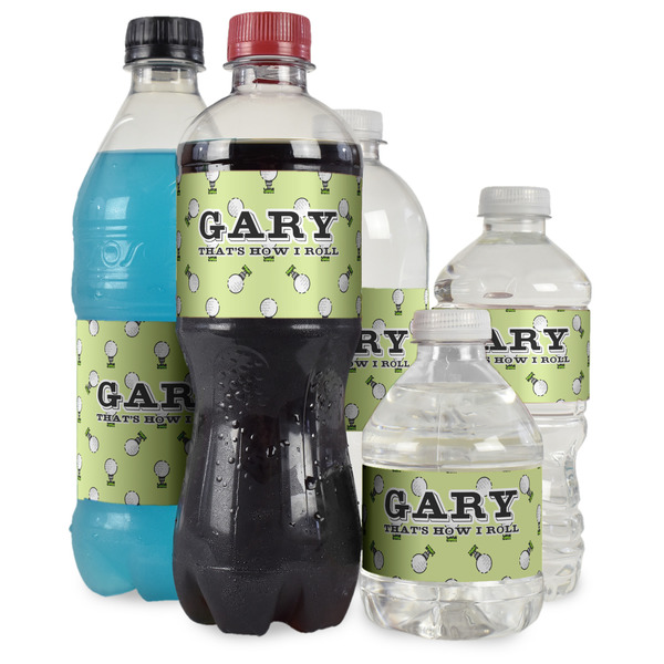 Golf Water Bottle Label - Multiple Bottle Sizes