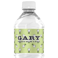 Golf Water Bottle Labels - Custom Sized (Personalized)