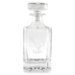 Golf Whiskey Decanter - 26 oz Square (Personalized)