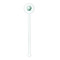 Golf White Plastic 5.5" Stir Stick - Round - Single Stick