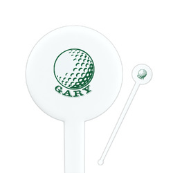 Golf Round Plastic Stir Sticks (Personalized)