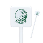 Golf Square Plastic Stir Sticks (Personalized)