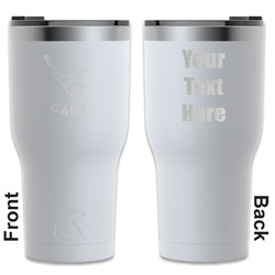Golf RTIC Tumbler - White - Engraved Front & Back (Personalized)