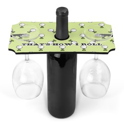 Golf Wine Bottle & Glass Holder (Personalized)