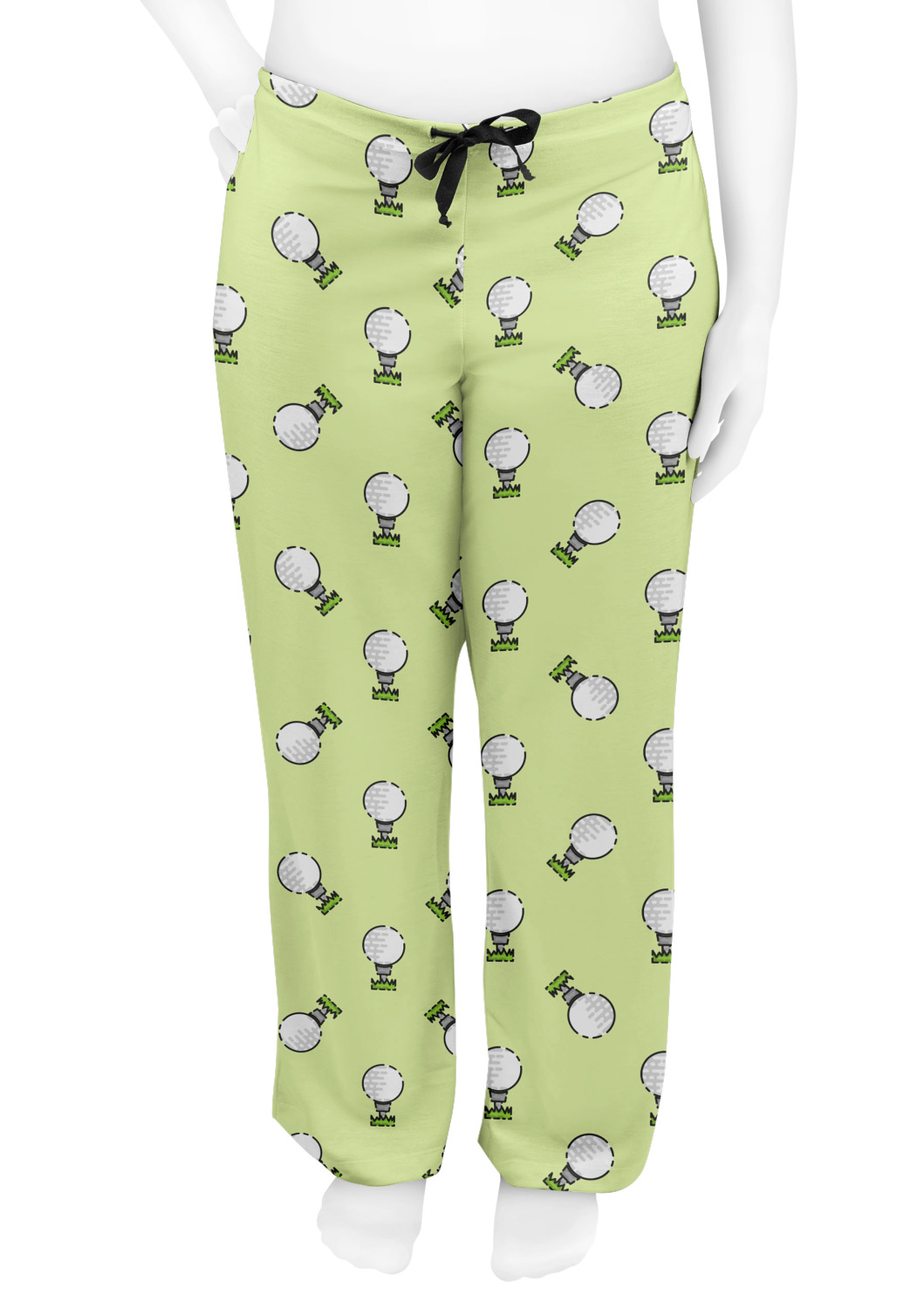Golf Womens Pajama Pants XS (Personalized) YouCustomizeIt