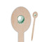 Golf Wooden Food Pick - Oval - Closeup