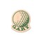 Golf Wooden Sticker - Main