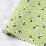 Golf Wrapping Paper Roll - Medium - Matte (Personalized)