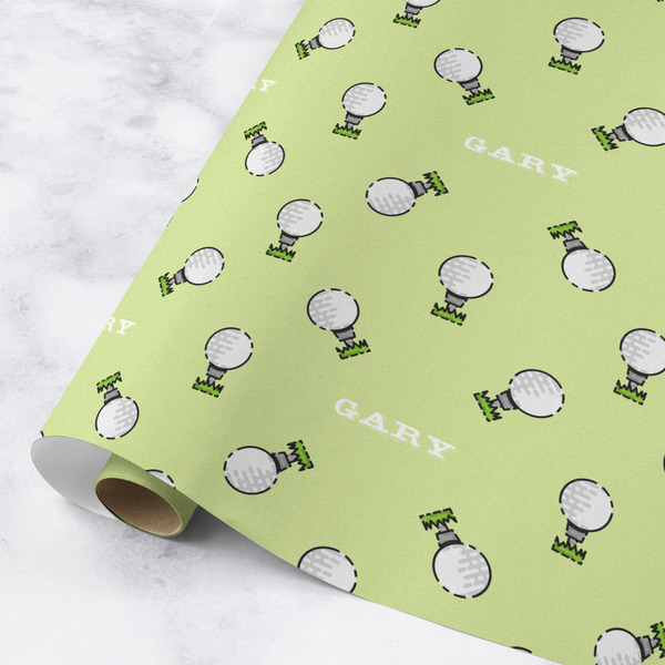 Custom Golf Wrapping Paper Roll - Medium - Matte (Personalized)