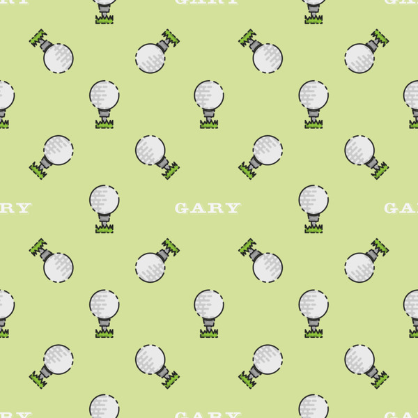Golf Wrapping Paper Square