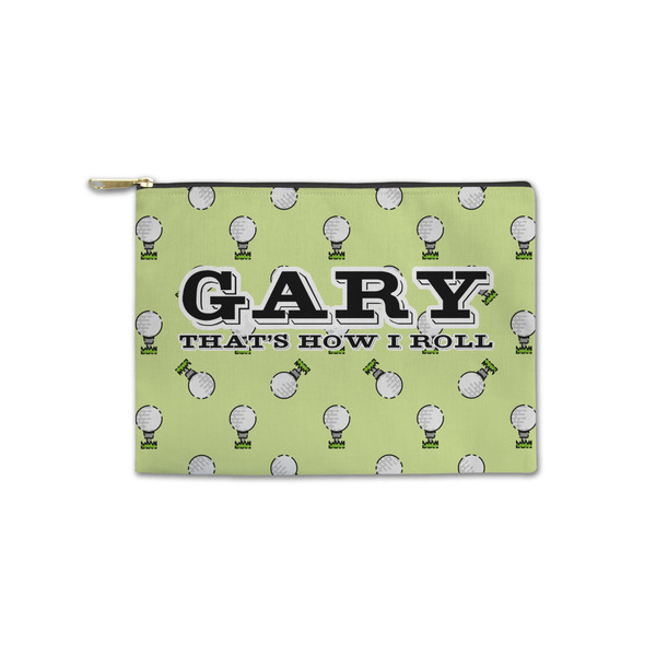 Custom Golf Zipper Pouch - Small - 8.5"x6" (Personalized)