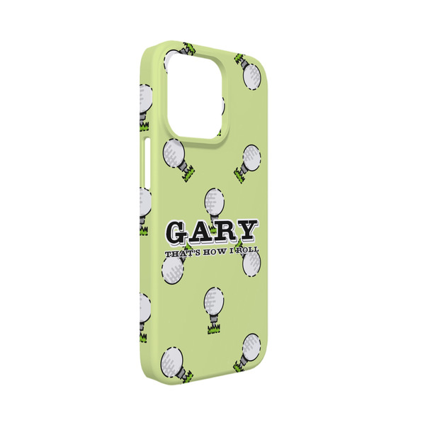 Custom Golf iPhone Case - Plastic - iPhone 13 Mini (Personalized)
