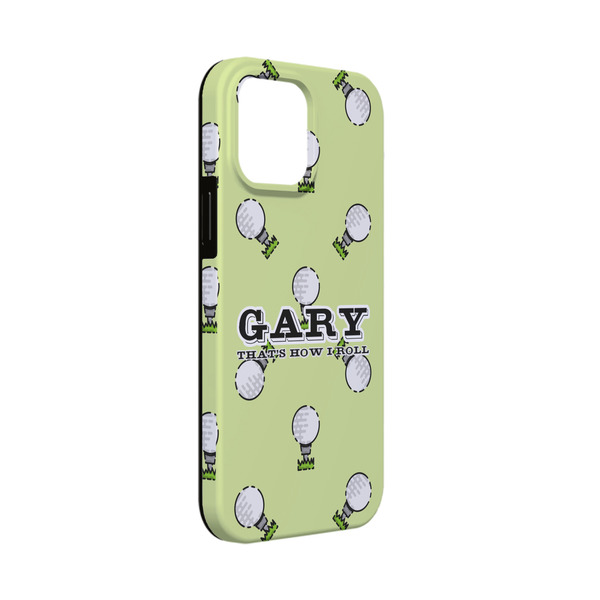 Custom Golf iPhone Case - Rubber Lined - iPhone 13 Mini (Personalized)