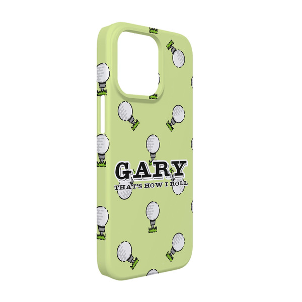 Custom Golf iPhone Case - Plastic - iPhone 13 Pro (Personalized)
